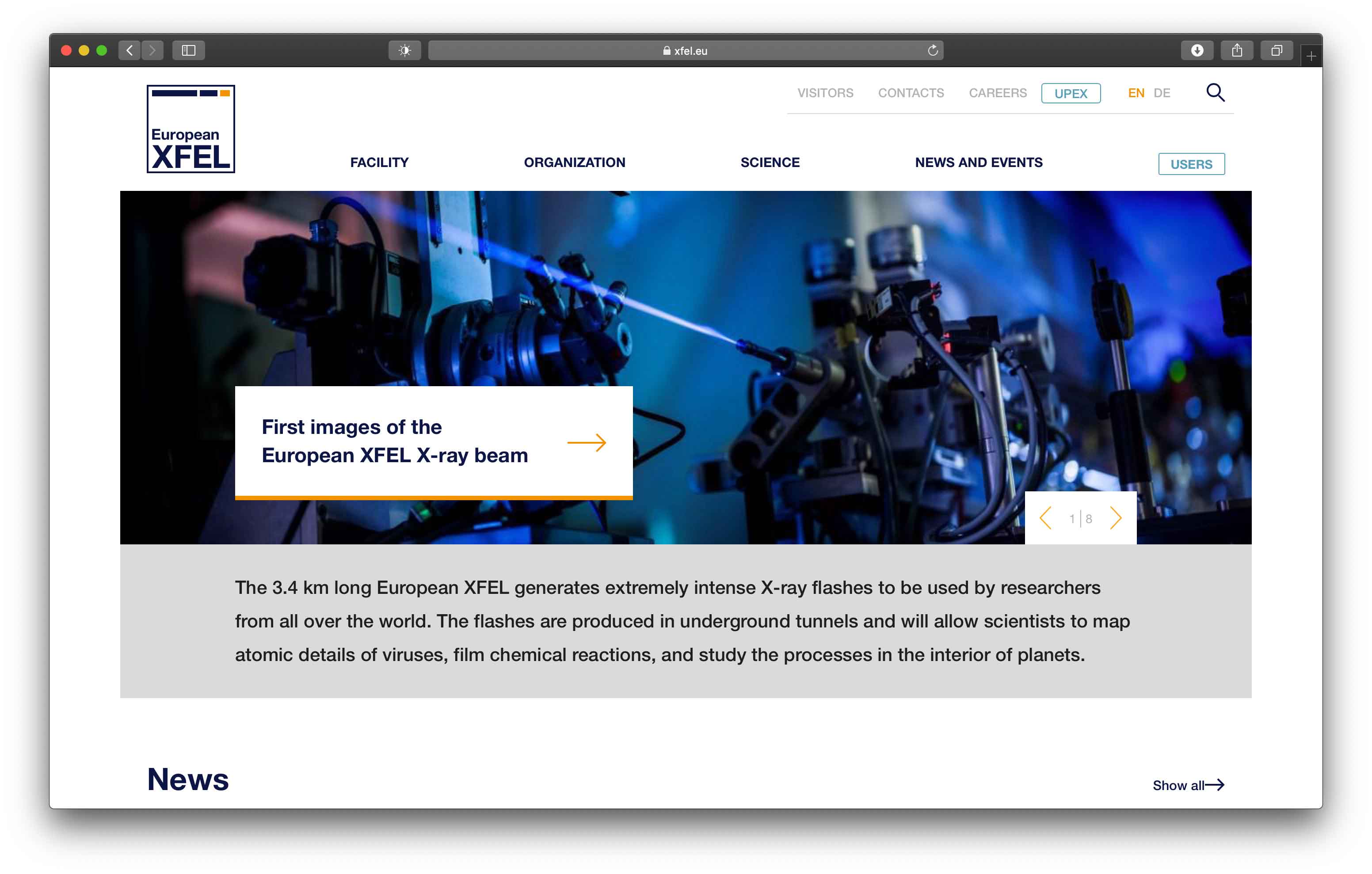 Parla anche italiano la fotocamera a raggi X più veloce al mondo Parla anche italiano la fotocamera a raggi X più veloce al mondo