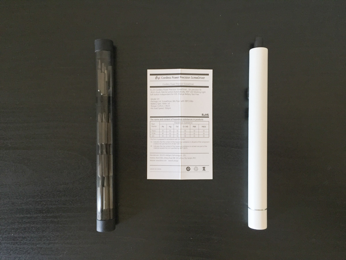 Recensione ifu D1, il cacciavite elettrico per piccole riparazioni