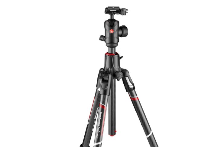 Manfrotto Befree GT XPRO, il treppiede da viaggio con colonna a 90 gradi integrata