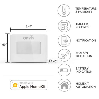 Onvis SMS1, il sensore di movimento HomeKit che misura temperatura e umidità