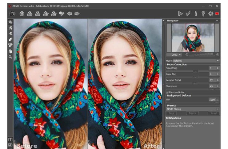 AKVIS Refocus 8.5 perfeziona le foto sfocate su Mac