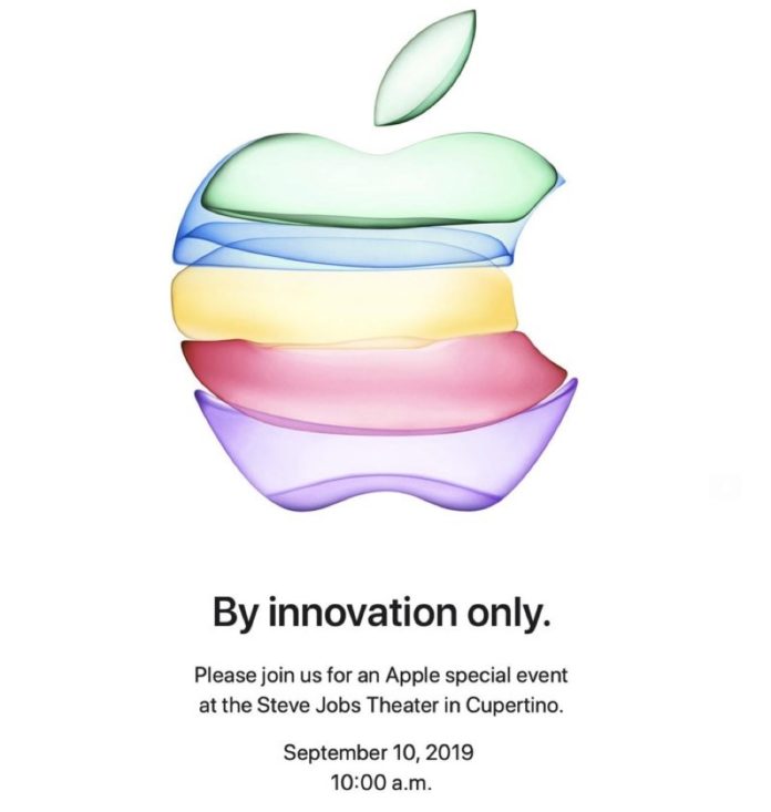 Keynote Apple 10 settembre confermato, arrivano gli iPhone 2019