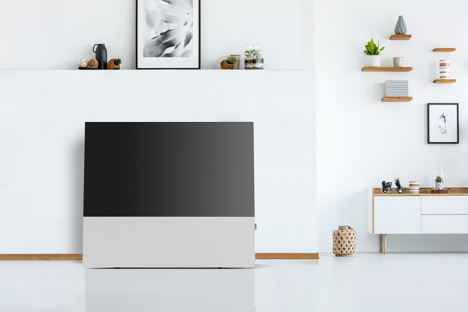 Ecco Canvas, il supporto per le TV LG OLED con super audio integrato Ecco Canvas, il supporto per le TV LG OLED con super audio integrato