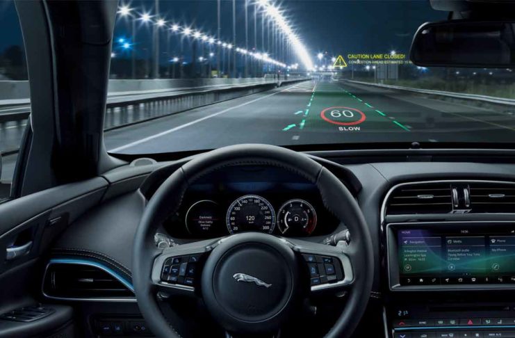 Jaguar Land Rover, nuova tecnologia 3D nell’ambito degli head-up display