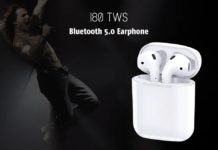 i80 TWS, cuffie clone di Apple AirPods con Bluetooth 5.0 e ricarica wireless a prezzo stracciato