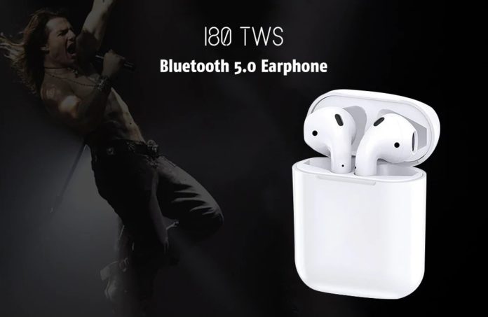 i80 TWS, cuffie clone di Apple AirPods con Bluetooth 5.0 e ricarica wireless a prezzo stracciato