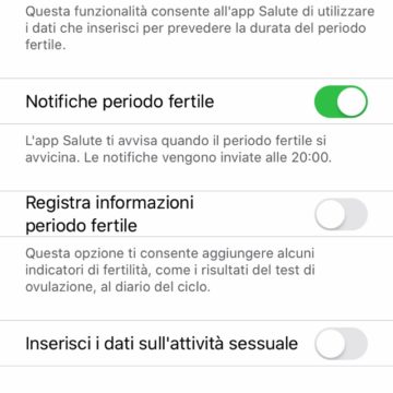 Con iOS 13 l’app Salute guarderà alle donne: controllerà ciclo mestruale e fertilità