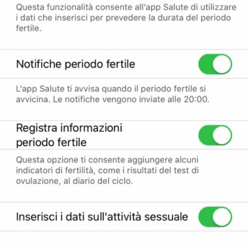 Con iOS 13 l’app Salute guarderà alle donne: controllerà ciclo mestruale e fertilità