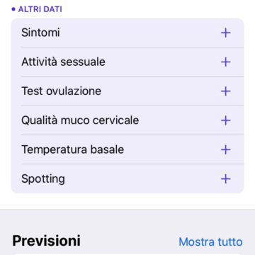 Con iOS 13 l’app Salute guarderà alle donne: controllerà ciclo mestruale e fertilità