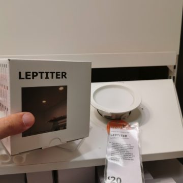 Ikea Leptiter è il nuovo faretto da incasso Zigbee compatibile Alexa e Homekit