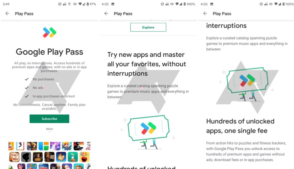 Google Play Pass, è questo il rivale di Apple Arcade?