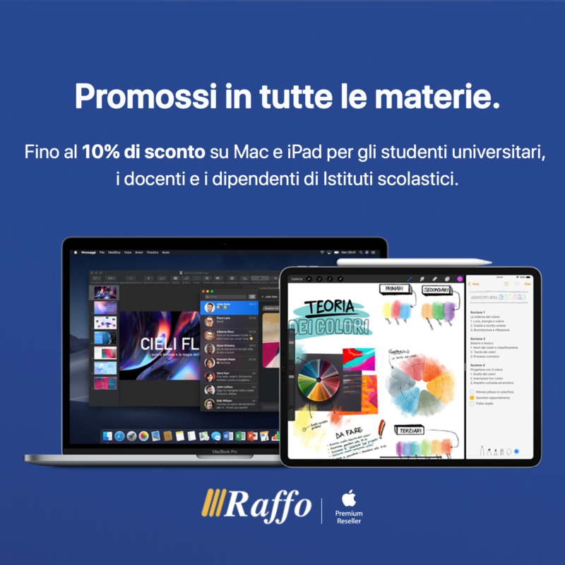 Raffo Store Genova festeggia con sconti fino al 50% e promozione Back to School