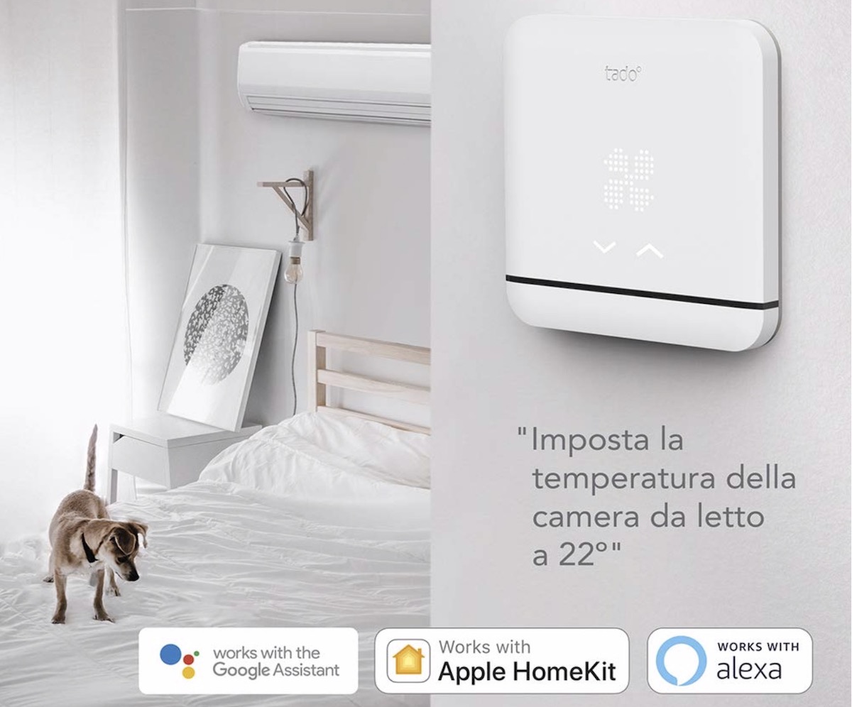 Tado° climatizzazione intelligente Homekit e Alexa in offerta Amazon: controlla condizionatori e pompe di calore