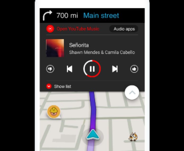 Waze integra YouTube Music