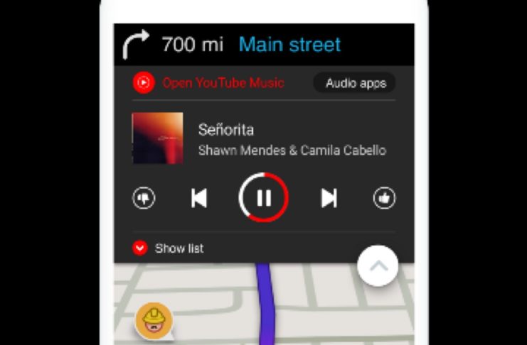 Waze integra YouTube Music