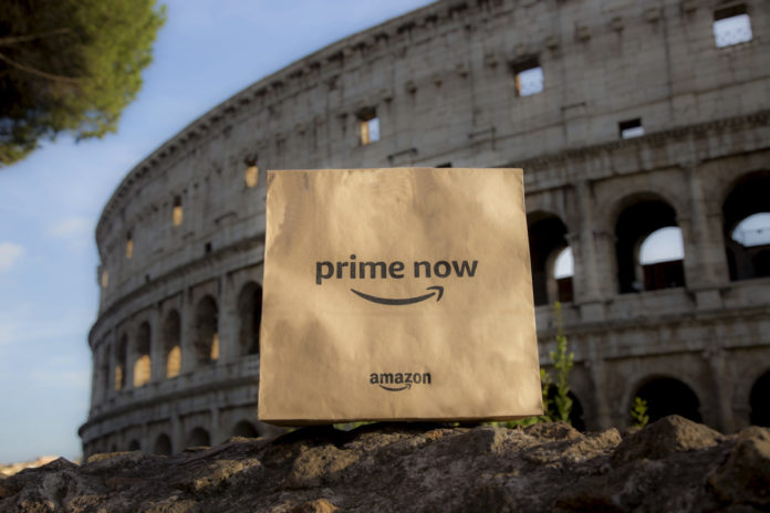 Amazon Prime Now a Roma espande il catalogo dei prodotti con consegne super rapide