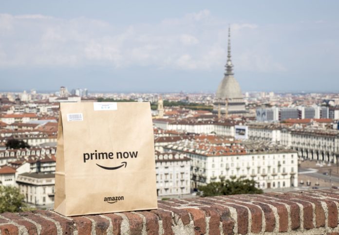 Amazon Prime Now sbarca a Torino per consegne entro due ore