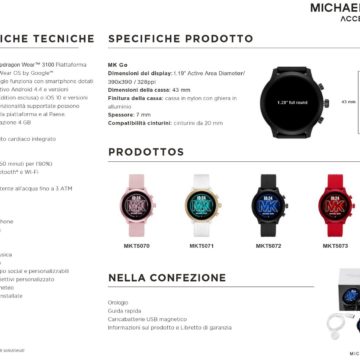 A IFA 2019 Michael Kors presente smartwatch con tre nuove piattaforme dinamiche