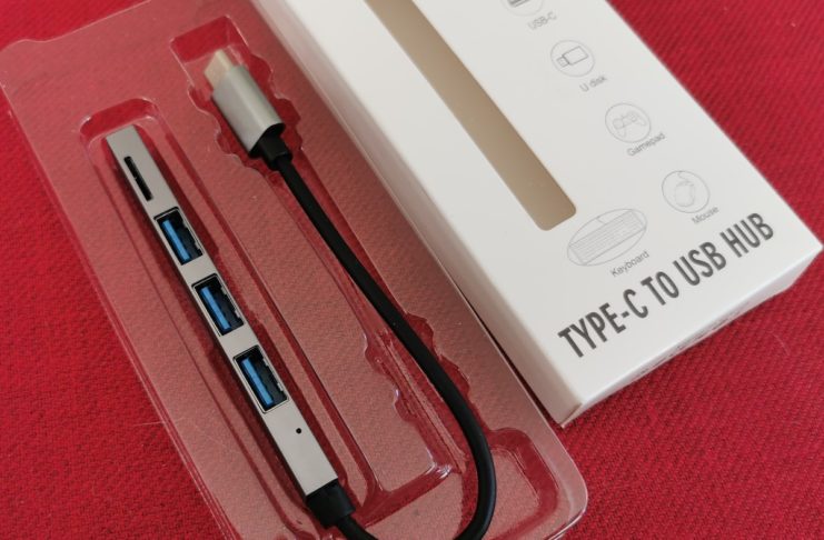 Recensione micro-hub USB-C GoComma con 3 prese USB e lettore microSD card a meno di 7 Euro da portare in tasca
