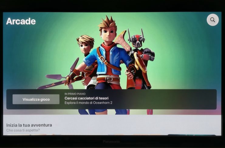 Apple Arcade si gioca anche su Apple TV: ecco le prime schermate “italiane”