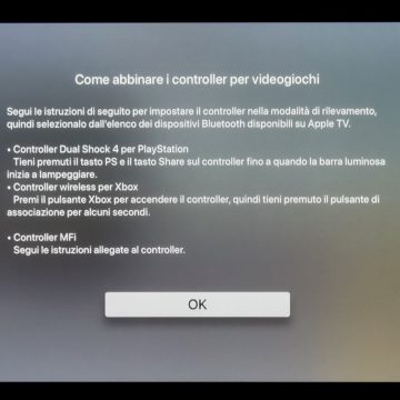 tvOS 13 appena rilasciato: la Apple TV con Apple Arcade, nuova interfaccia e controller PS4 e XBOX
