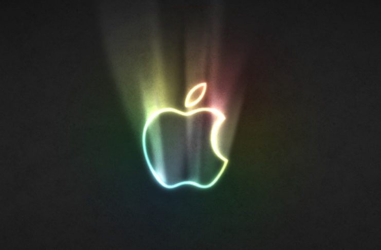Cupertino studia un logo Apple illuminato, colorato e che lampeggia