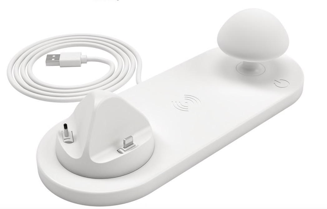 In prova la dock di ricarica con lampada notturna