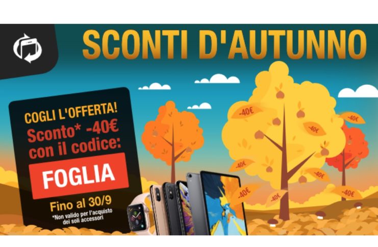 Sconti d’autunno su TrenDevice: -40€ su tutti gli smartphone e tablet ricondizionati