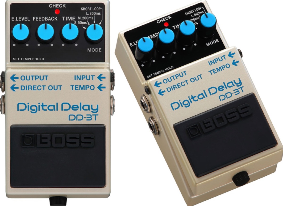 BOSS DD-3T e DD-8, il suono senza tempo del delay entra nell’era moderna