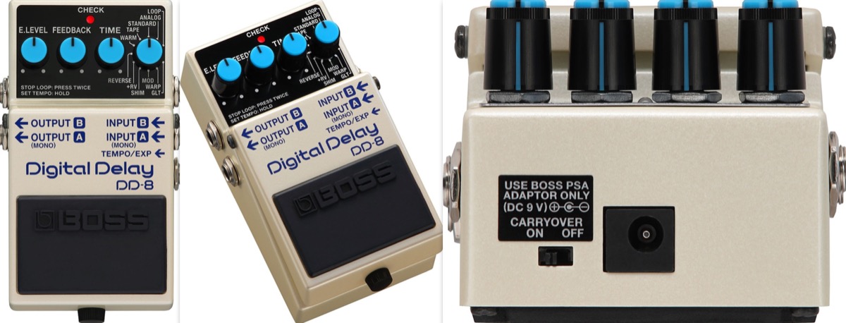 BOSS DD-3T e DD-8, il suono senza tempo del delay entra nell’era moderna