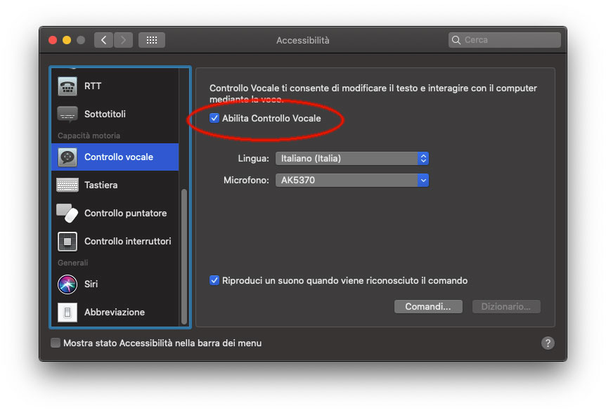 macOS 10.15 Catalina, come controllare totalmente il Mac con i comandi vocali