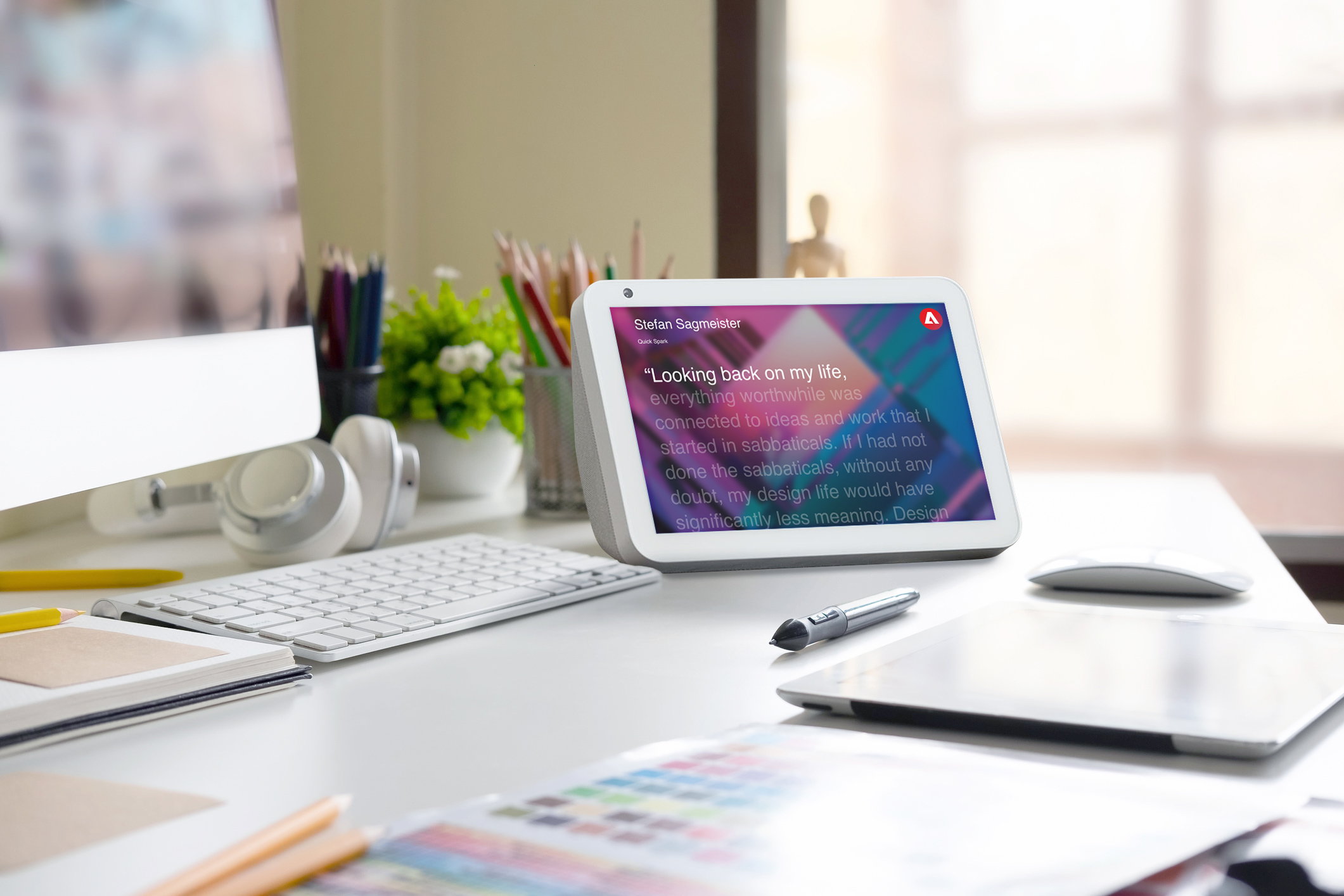 Ecco come Alexa vi fa superare il blocco creativo grazie ad Adobe Inspiration Engine