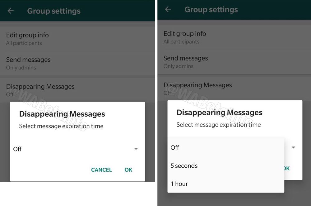 WhatsApp studia i messaggi che si autodistruggono