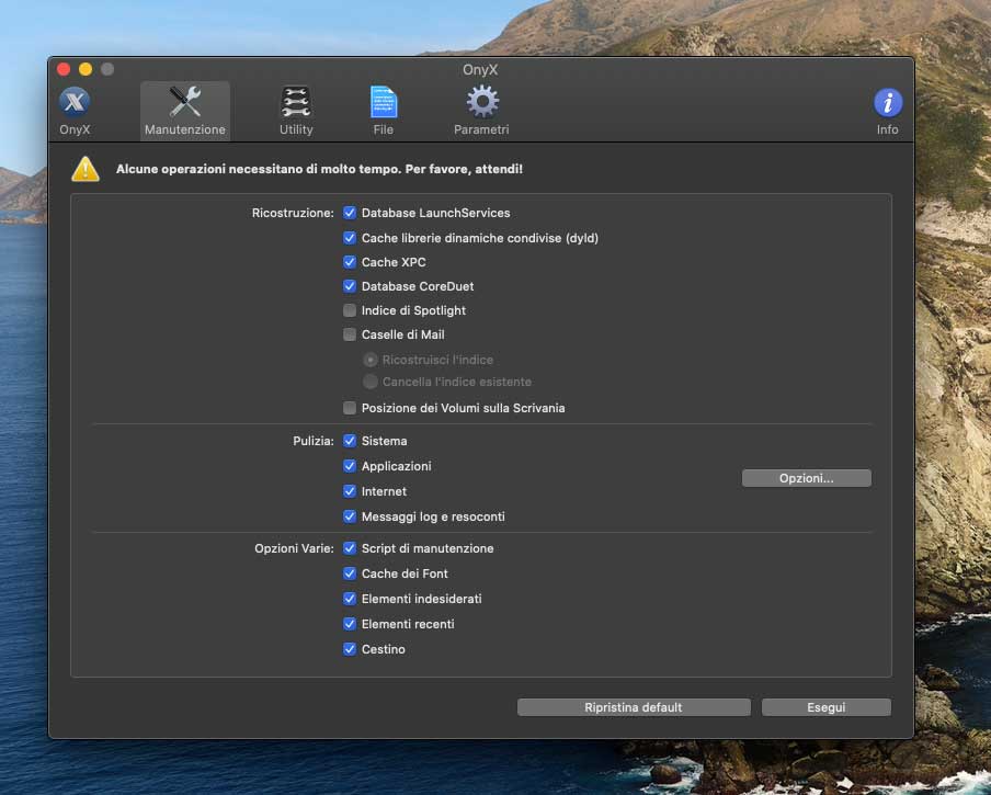 Onyx, la super utility sistema-tutto aggiornata per Catalina Onyx, la super utility sistema-tutto aggiornata per Catalina