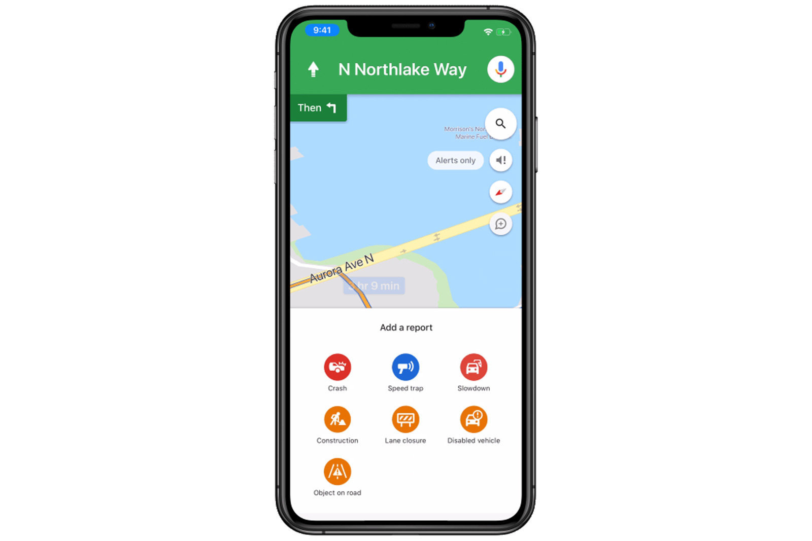 Anche su Google Maps iOS si possono segnalari incidenti