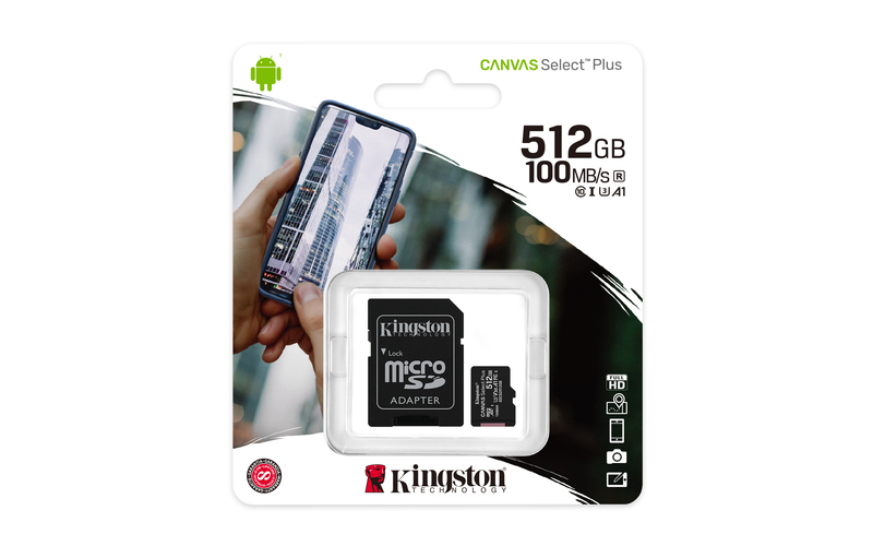 Kingston espande la linea di schede microSD e SD cona la gamma Canvas Select Plus Kingston espande la linea di schede microSD e SD cona la gamma Canvas Select Plus