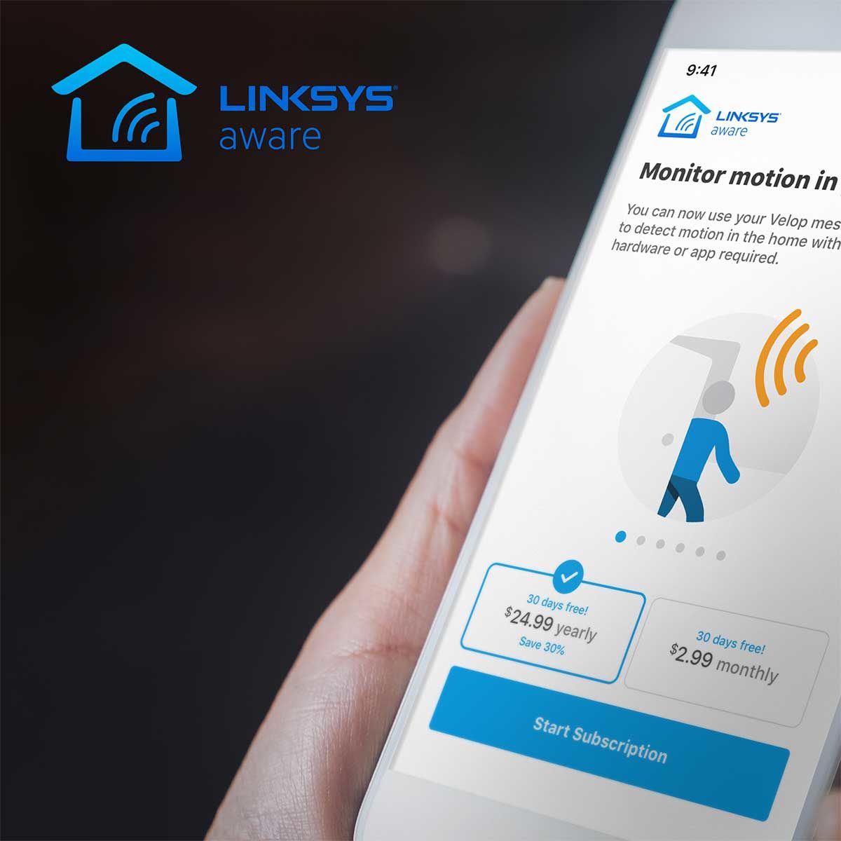 LinkSys offre un servizio per di rivelare la presenza di persone con il WiFI