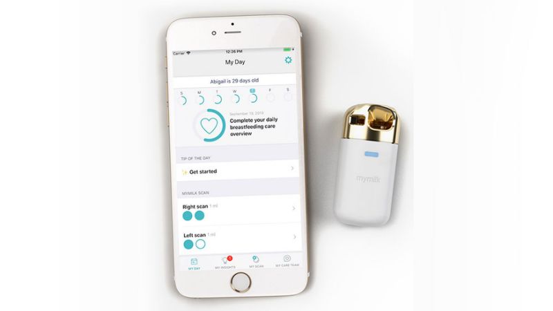 Arriva Mylee, un piccolo sensore che analizza il latte materno a casa