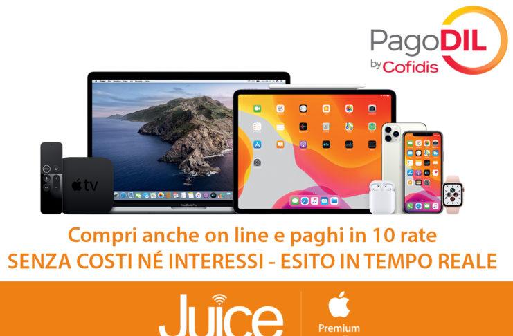 Con Juice e PagoDIL iPhone 11 e non solo si compra online in 10 rate a Tasso Zero