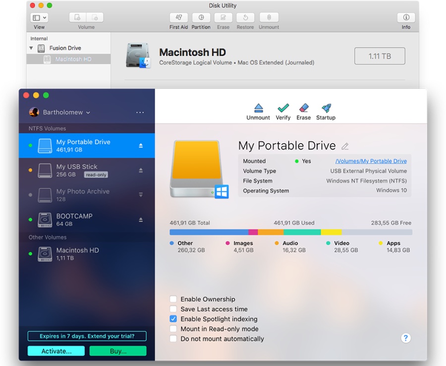 Paragon NTFS per Mac pronto per macOS Catalina