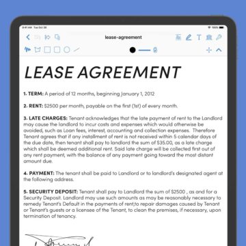 PDFpen 5.1 per iPad e iPhone con supporto finestre multiple su iPadOS