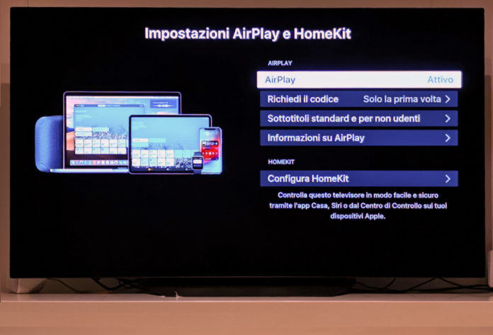 Come funzionano Airplay e Homekit sui TV LG Oled, Nanocell e LED