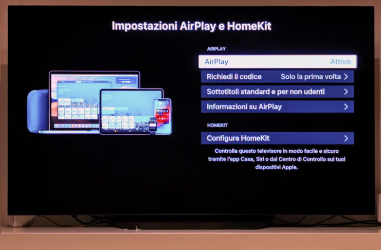 Come funzionano Airplay e Homekit sui TV LG Oled, Nanocell e LED