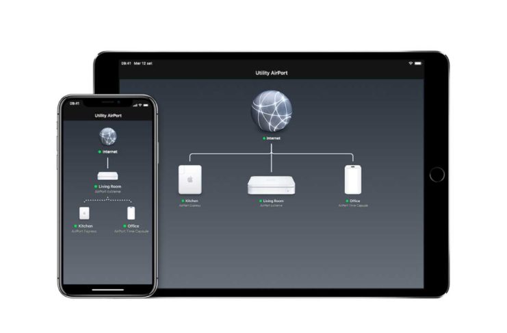 Apple ha aggiornato Utility AirPort per la compatibilità con iOS 13