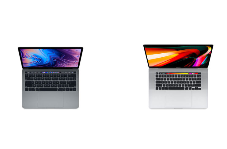 MacBook Pro 13″ vs MacBook Pro 16″, confronto delle specifiche