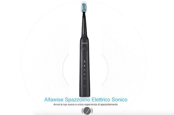 Sconto su spazzolino elettrico Alfawise SG – 949 e testine di ricambio