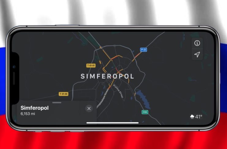 Apple soddisfa la Russia, nelle sue app cambia il modo di vedere la Crimea