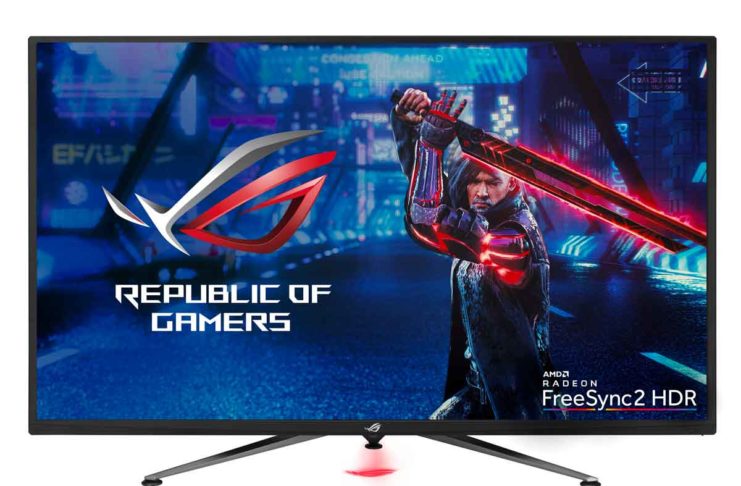Asus XG438Q, anche in Italia il grande monitor 4K da 43″ dedicato al gaming e ai film