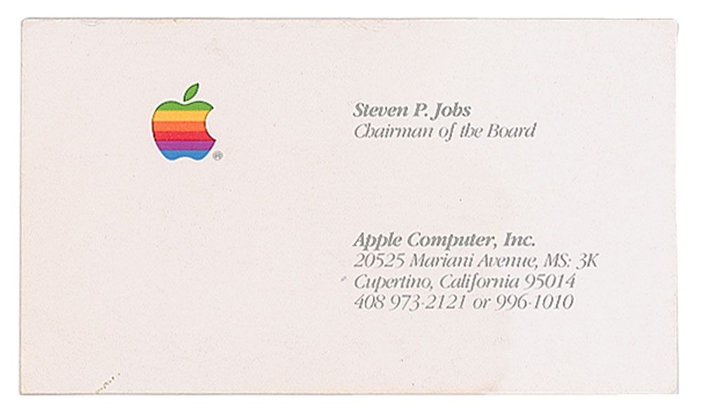All’asta un floppy disk con la firma di Steve Jobs