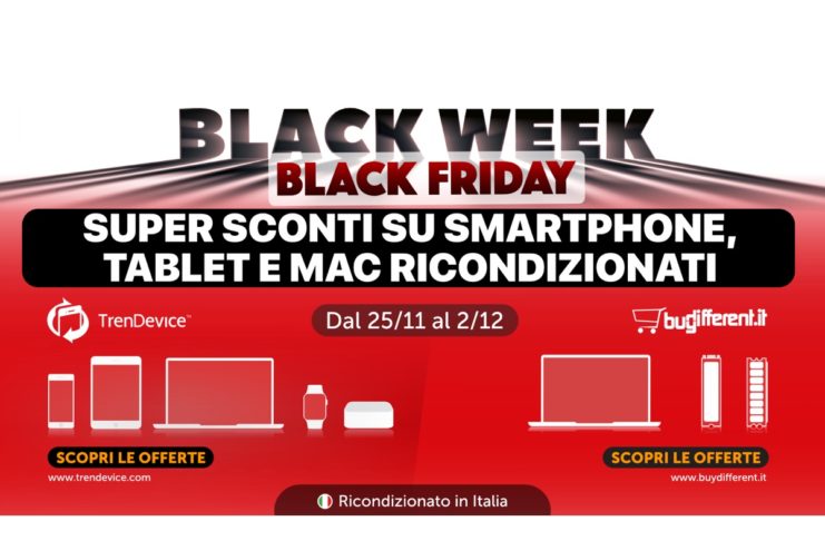 Speciale Black Friday TrenDevice: iPhone 8 da 324,90€ e iPhone Xs da 619,90€. Fino a esaurimento scorte